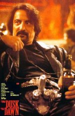 Tom Savini with his famous crotch gun in 'From Dusk Till Dawn'
