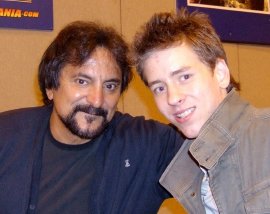 Tom Savini with Ciaran Brown at Earls Court in 2008