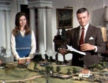 Catherine Schell & Edward Woodward in 'Callan'