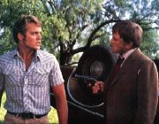 John Schneider and Kirk Douglas in 'Eddie Macon's Run'