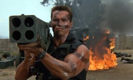 Arnold Schwarzenegger as John Matrix in 'Commando' (1985)