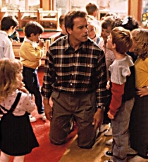 Arnold Schwarzenegger as Detective John Kimble in 'Kindergarten Cop' (1990)