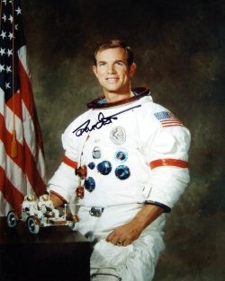 Official NASA photograph signed by Dave Scott