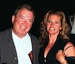 William Shatner with his fourth wife Elizabeth Martin Anderson
