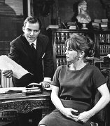 William Shatner & Julie Harris in the Broadway comedy 'A Shot in the Dark'