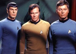 Leonard Nimoy, William Shatner & Deforest Kelley in 'Star Trek: The Original Series'