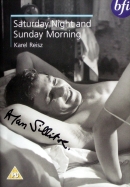 Signed DVD cover of 'Saturday Night and Sunday Morning'