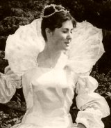 16 year old Elisabeth Sladen as 'Hero' in 'Much Ado About Nothing' performed by the Hillbark Players in 1964