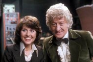 Elisabeth Sladen & Jon Pertwee in 'Planet of Spiders'