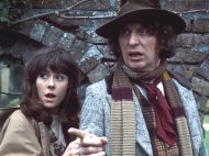 Elisabeth Sladen & Tom Baker in 'The Android Invasion'