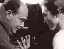 Karel Reisz discusses a scene with Shirley Anne Field