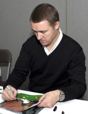 Stephen Hendry signing photograph