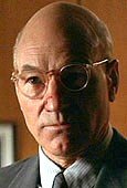 Patrick Stewart as Dr Jonas in 'Conspiracy Theory'