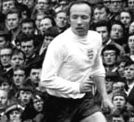 Nobby Stiles in his first game for England v. Scotland in 1965