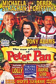 Theatre poster for 'Peter Pan' in Brighton 2002