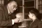David Suchet with his grandfather James Jarche in the early 1950s