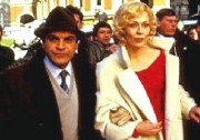 David Suchet as Inspector Japp with Faye Dunaway in Agatha Christie's 'Thirteen at Dinner' (1985)