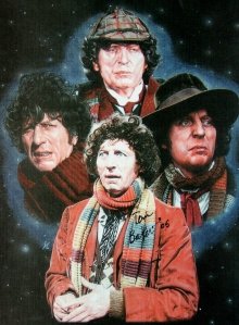 Tom Baker signed picture