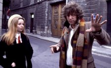 Lalla Ward and Tom Baker in Dr Who