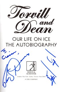 Jayne Torvill and Christopher Dean autographs