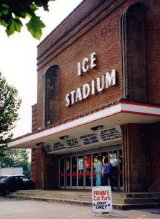 The old Nottingham Ice Stadium where Torvill and Dean began their ice skating careers