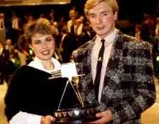 Torvill and Dean are named 'Sports Personality of the Year' in 1984