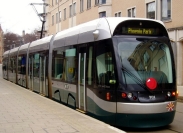 Nottingham tram named 'Torvill and Dean'