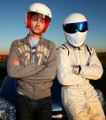 David Tennant with 'The Stig' in 'Top Gear'