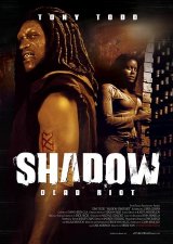 Tony Todd pictured on the dvd cover of 'Shadow: Dead Riot'