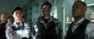 Gregory Sporleder, Tony Todd & Bokeem Woodbine in 'The Rock'