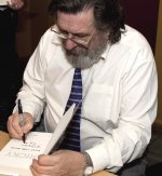 Ricky Tomlinson signing his autobiography