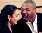 Mike Tyson with second wife Monica Turner