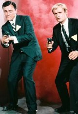 Robert Vaughn as Napoleon Solo and David McCallum as Illya Kuryakin in 'The Man from U.N.C.L.E.'