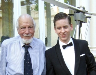 Ken Wallis with Ciaran Brown