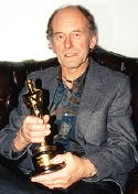 Norman Wanstall with his Oscar