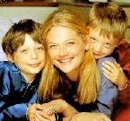 Sophie Ward with her two sons