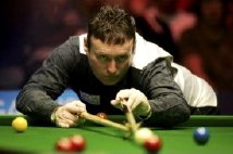 Jimmy White at the snooker table