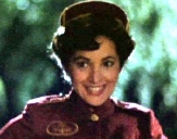 Jane Wiedlin as the ill-fated singing telegram girl in 'Clue'