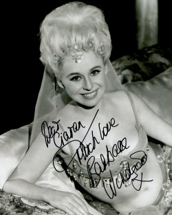 Barbara Windsor signed photograph