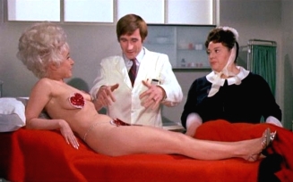 Barbara Windsor, Jim Dale & Hattie Jacques in 'Carry On Again Doctor' (1969)