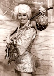 Barbara Windsor as Dick Whittington at the Ashcroft Theatre, Croyden (1978/9)