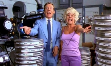 Barbara Windsor & Kenneth Williams in 'That's Carry On' (1977)