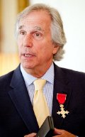 Henry Winkler with his OBE