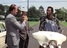 Peter Boyle, Henry Winkler & Fred Williamson in 'Crazy Joe' (1974)