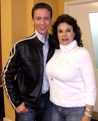 Lana Wood with Ciaran Brown