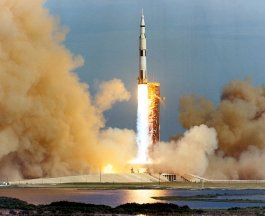 Apollo 15 lifts off from Cape Canaveral