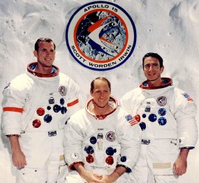 Dave Scott, Al Worden and Jim Irwin official NASA photograph