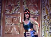 Vicki Michelle as Asphynxia in 'Salad Days'