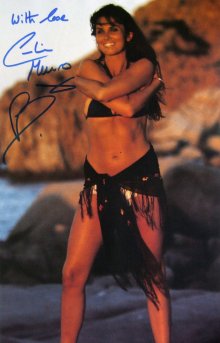 Caroline Munro signed photograph