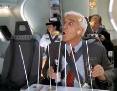 Leslie Nielsen as Richard 'Dick' Dix in '2001: A Space Travesty'